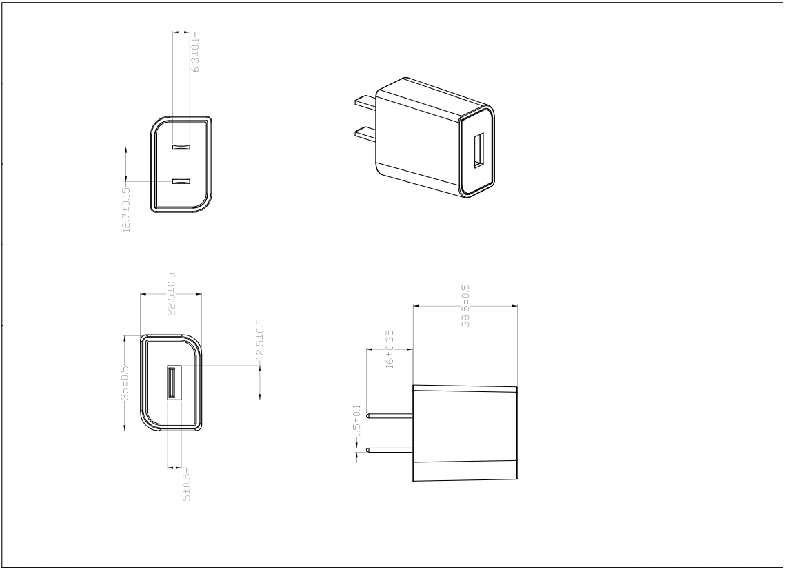 6W-China USB